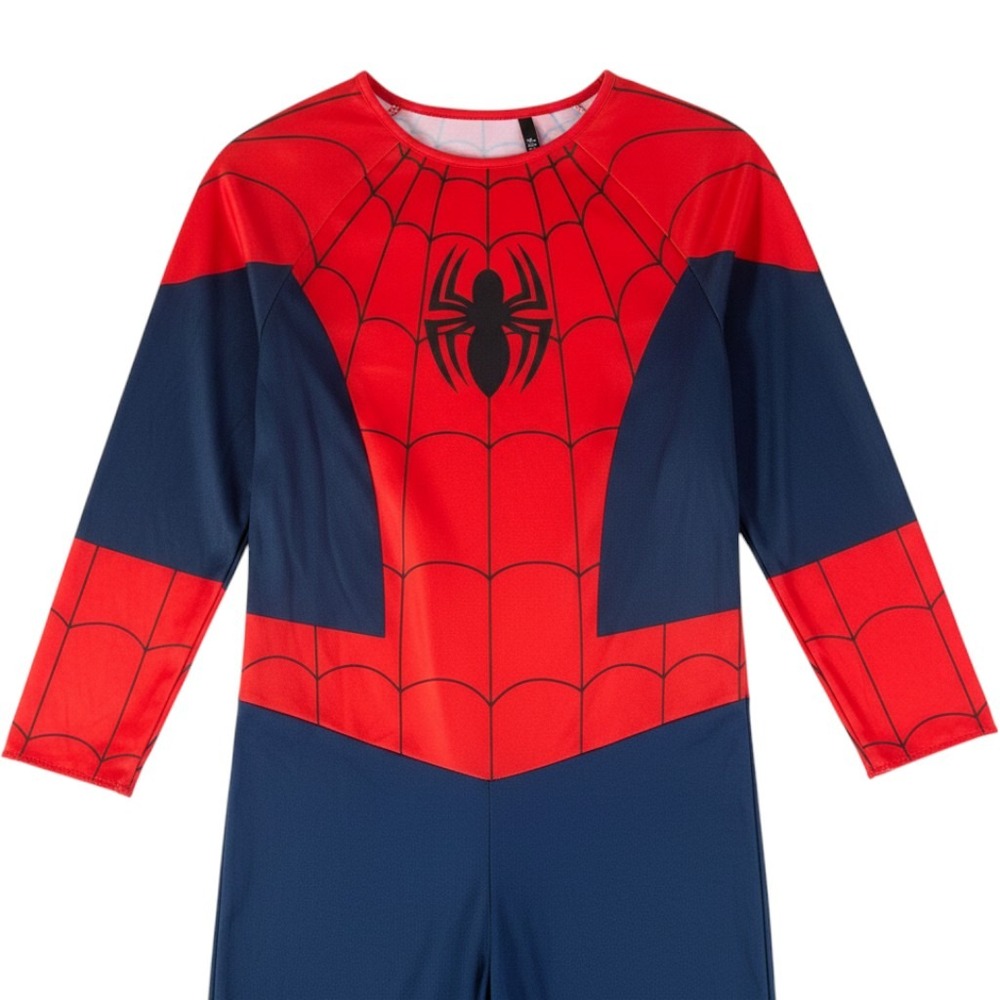 Spider-Man Costume Kids Large 10-12 Marvel Disguise Padded Jumpsuit Halloween